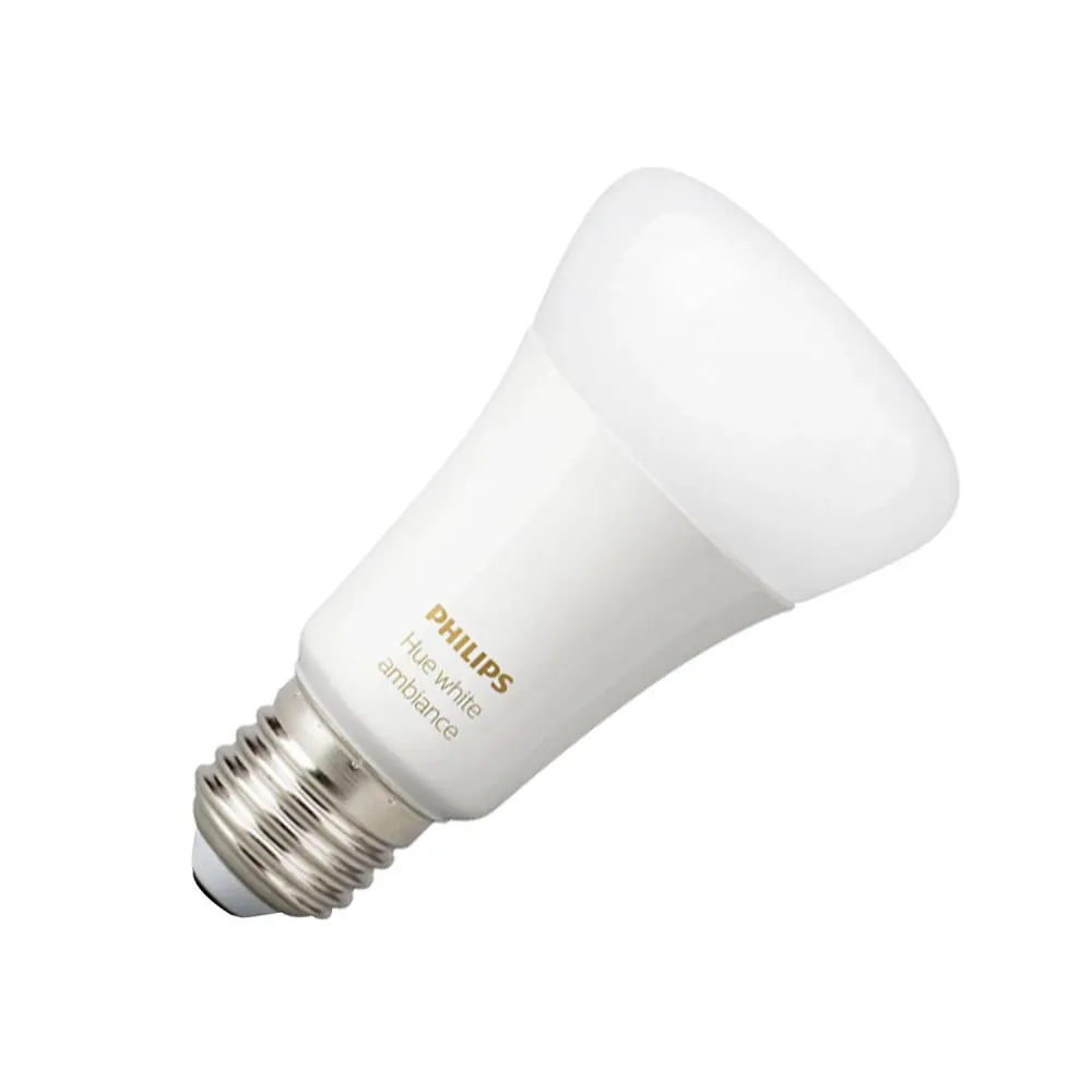 Ensemble Initial Ampoules Connectées LED E27 3x9.5W 1055 lumens Hue Blanc avec montage universel