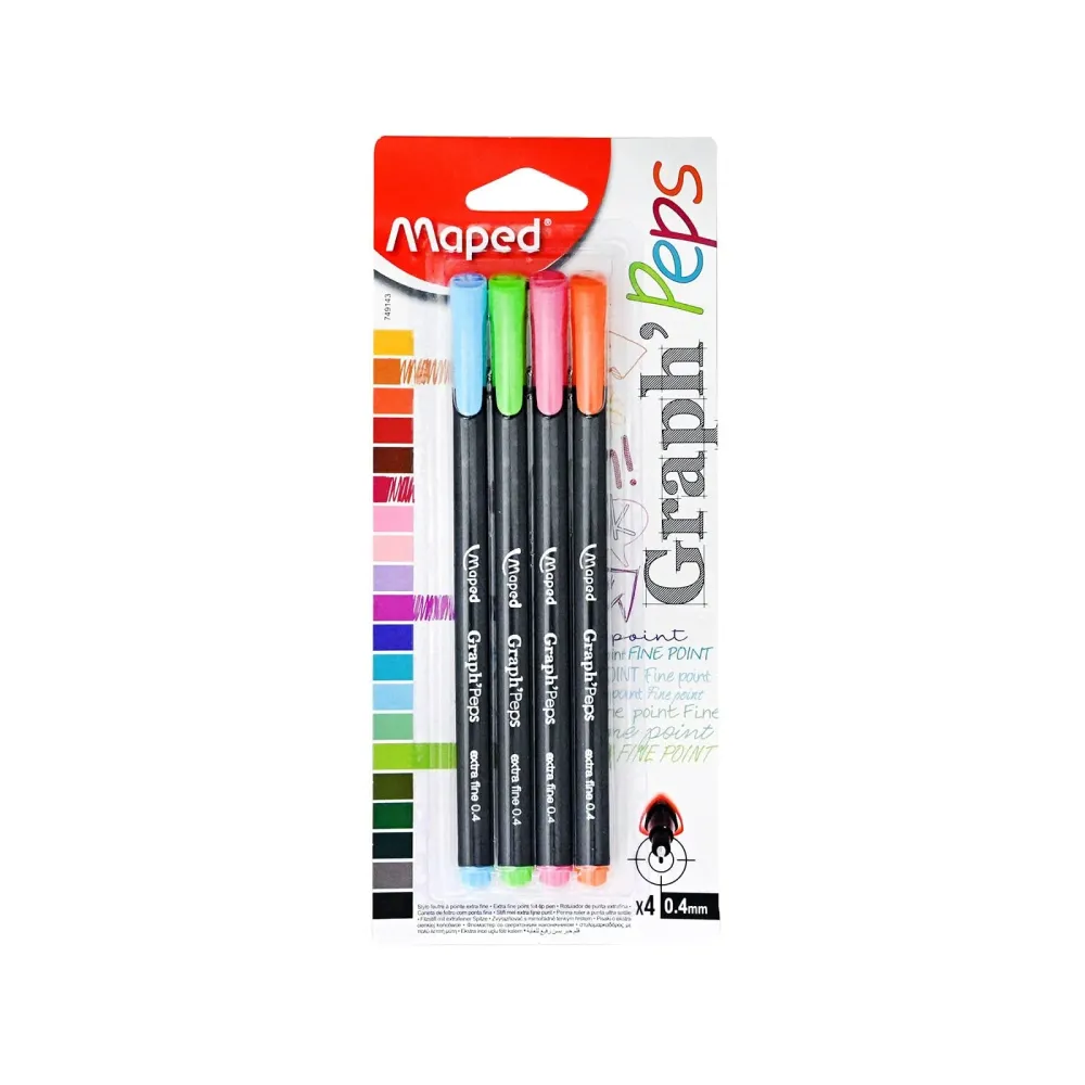 Maped Stylo feutre GRAPH'PEPS FEUTRE pastel chez Alpha55 – Qualité … – Style, confort et durabilité réunis