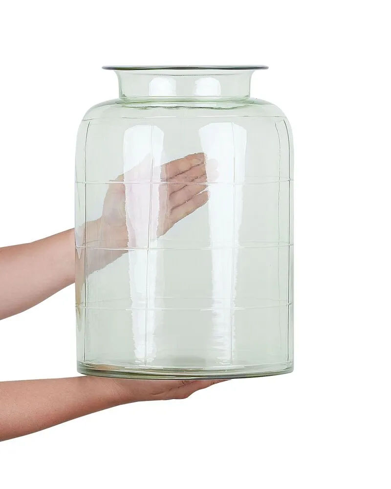 Bloemenvaas VINDALOO Glas Lichtgroen - 10 LED haute puissance