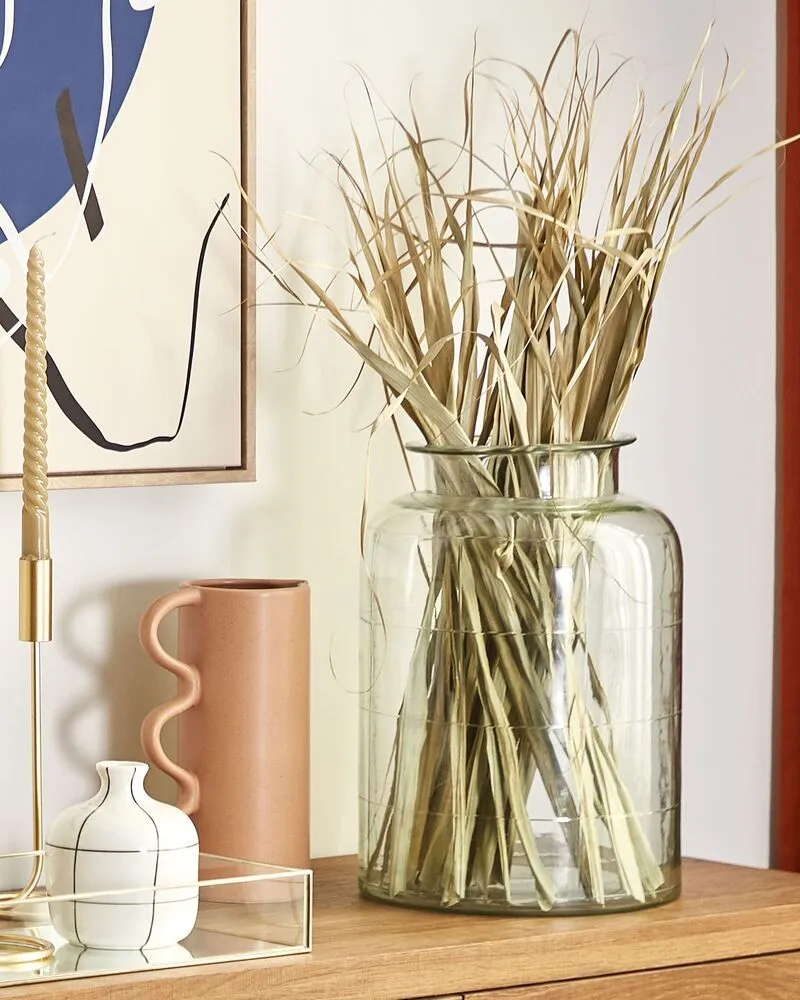 Bloemenvaas VINDALOO Glas Lichtgroen - 10 LED haute puissance