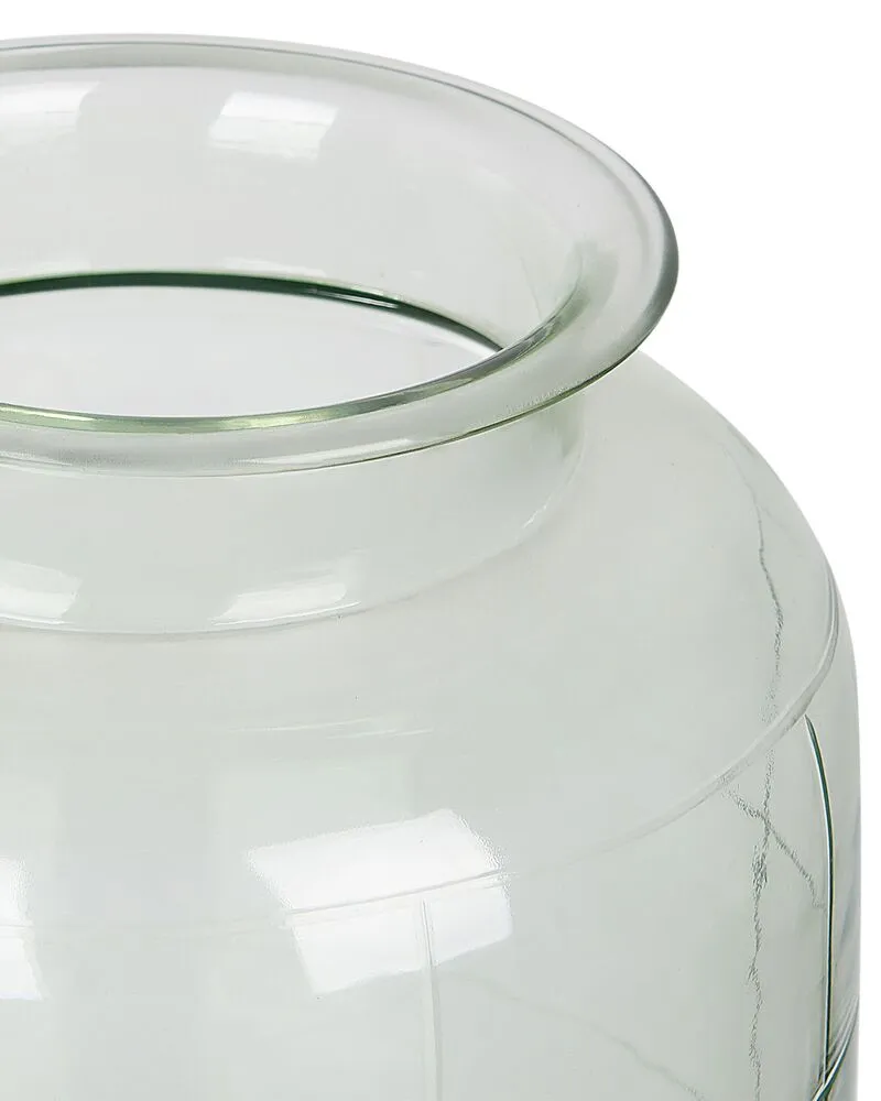 Bloemenvaas VINDALOO Glas Lichtgroen - 10 LED haute puissance