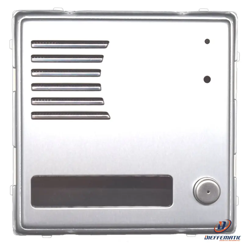 Feu tournant ambré Urmet Frontale Per Posto Esterno Audio, 1 Pulsante, Sinthesi S2, 2Voice 1083/107