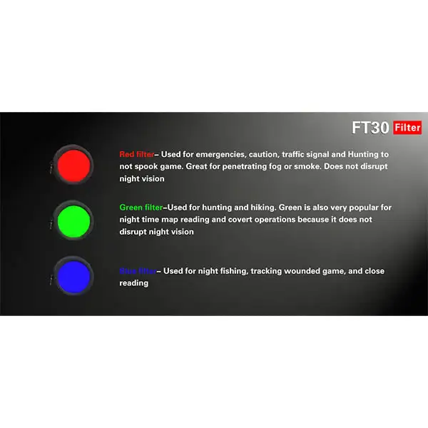 Filtre couleur FT30 pour XT30 & XT30R, rouge avec Garantie Constructeur