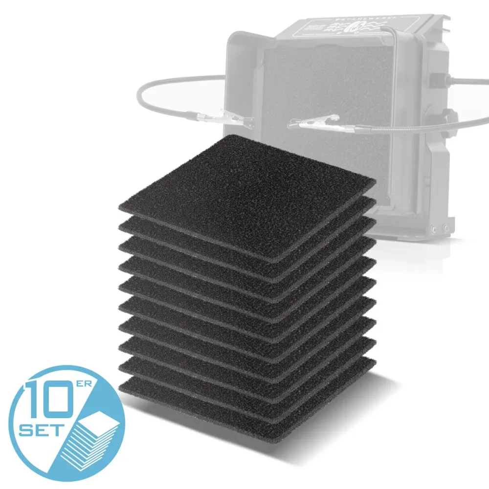 Filtre de carbone activé en acier 10 set pour extraction du train Fe-27 ST Filtre de remplacement | Filtre à air | Filtre...