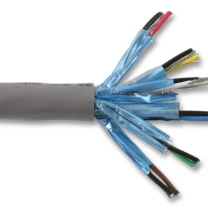 Alpha Wire 58124 20 AWG 4 Conductor 300V Foil PPVC Jacket Communication Control Industrial Cable avec Connexion 4G/5G Inté...