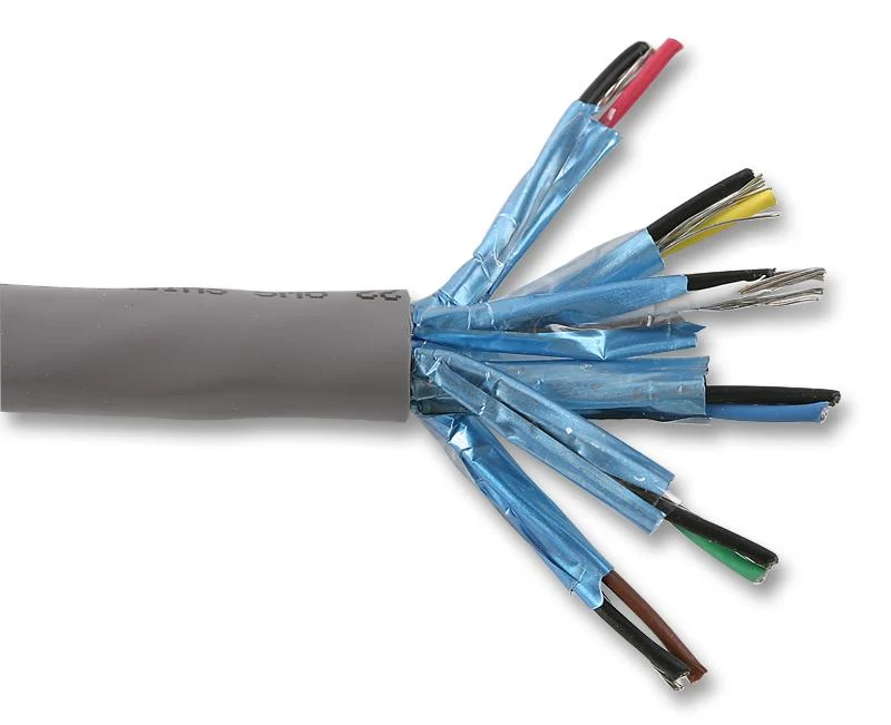Alpha Wire 58124 20 AWG 4 Conductor 300V Foil PPVC Jacket Communication Control Industrial Cable avec Connexion 4G/5G Inté...