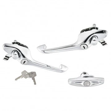 CAR & BOOT HANDLE SET CHROMÉ WIND-UP WINDOW CARS avec licence logicielle