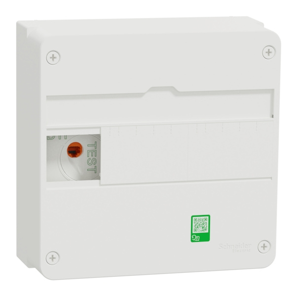 Certifié CE pour Flottes Coffret de communication R9H13401VDIM - grade 2TV - 4 x RJ45 - catégorie 6 - SCHNEIDER ELECTRIC