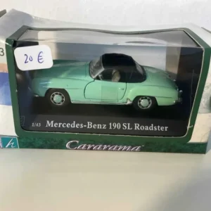 Mercedes-Benz 190SL Roadster verte (Certifié E-Mark)