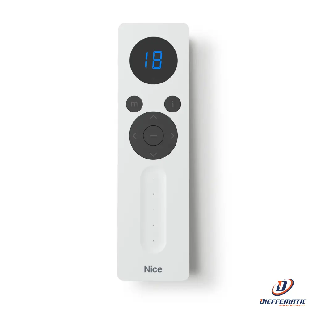 Module de télémétrie Trasmettitore Bidirezionale 18 Canali Bianco Nice Domì P18V Domip18V