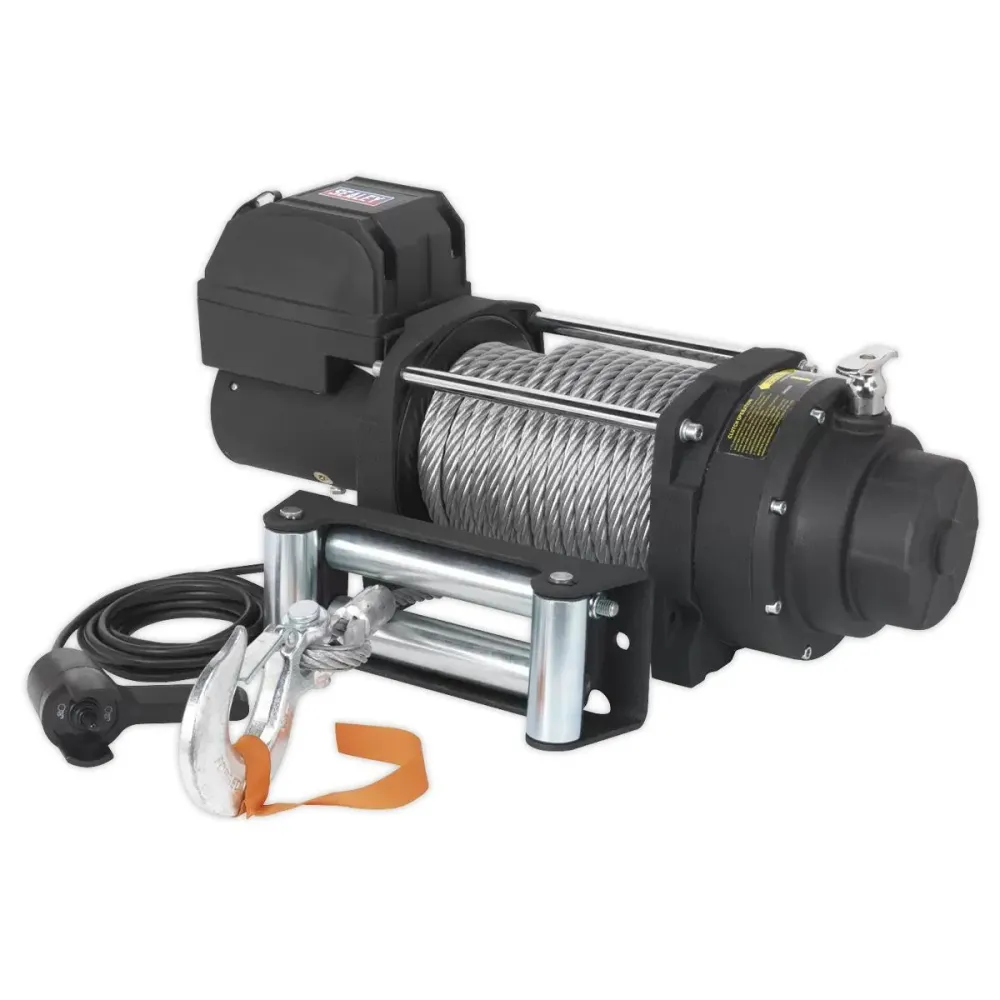 Sealey RW8180 12V Industrial Recovery Winch 8180kg Line Pull avec support de montage