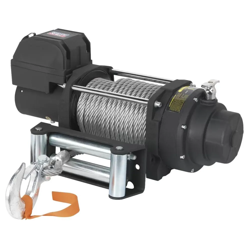 Sealey RW8180 12V Industrial Recovery Winch 8180kg Line Pull avec support de montage