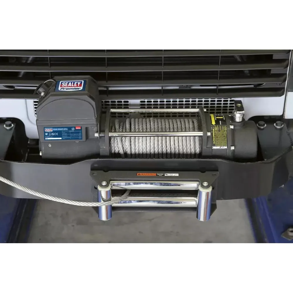 Sealey SRW5450 12V Self Recovery Winch 5450kg (12000lb) Line Pull