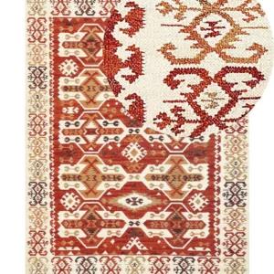 Vloerkleed kelim meerkleurig 200 x 300 cm VOSKEVAZ
