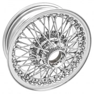WIRE WHEEL, ACIER CHROMÉ, 13" x 4.5", 60 SPOKE