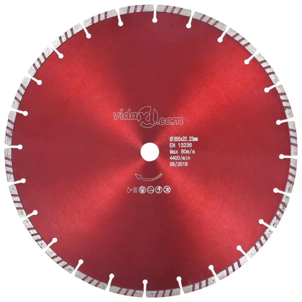 Disque de coupe diamanté avec turbo acier 350 mm 02_0003725