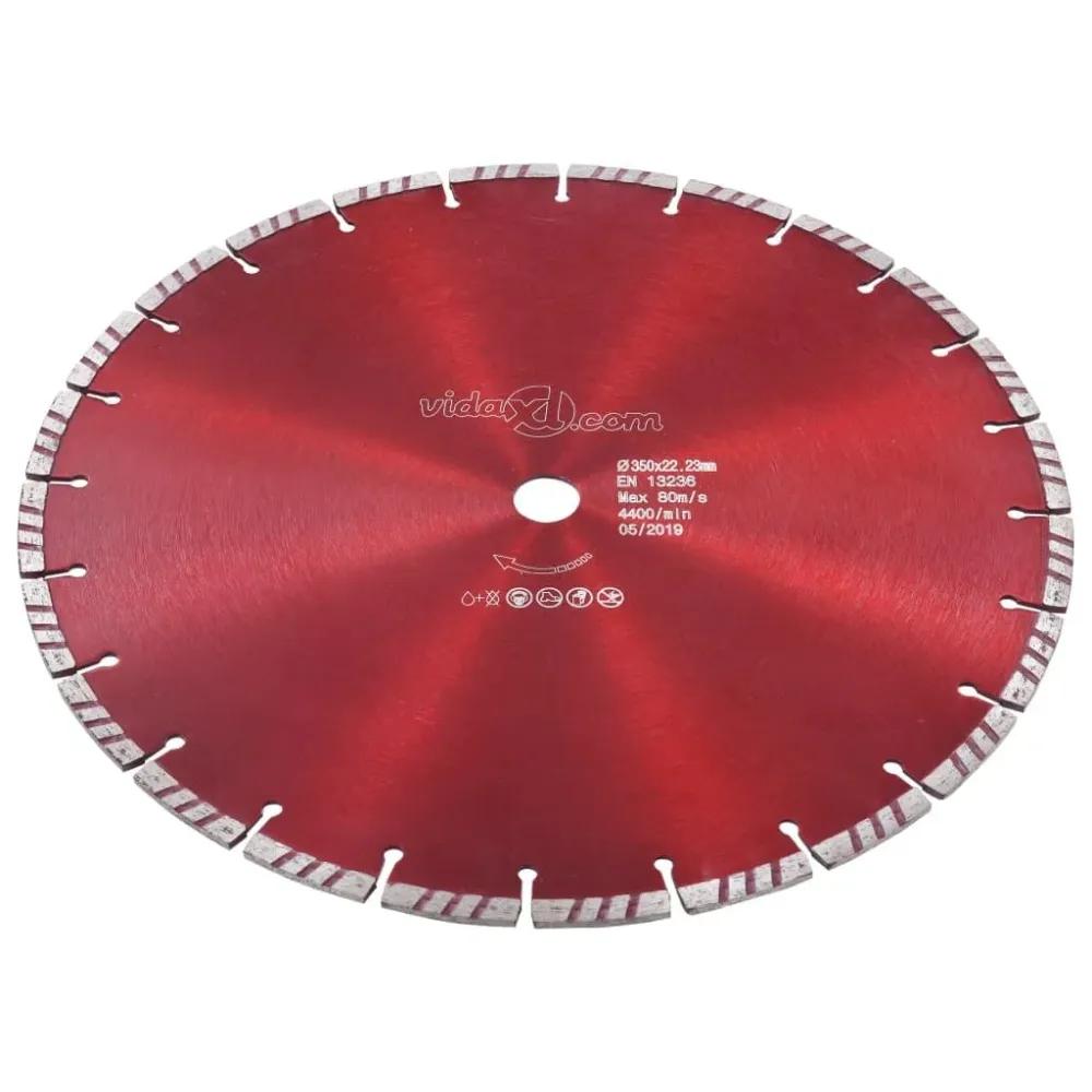 Disque de coupe diamanté avec turbo acier 350 mm 02_0003725