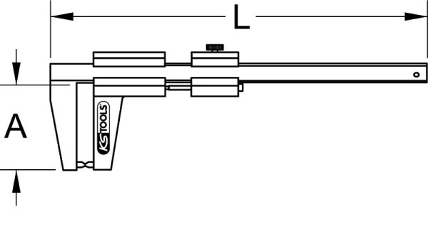 Étrier de disque de frein KS Tools 0-90 mm 300.0536 commander à bas prix