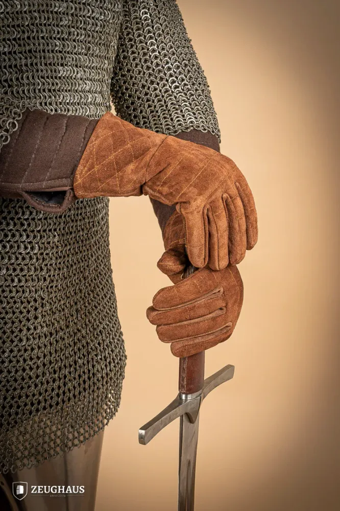 Coffre de rangement Suede Gloves Gauntlets Chocolat