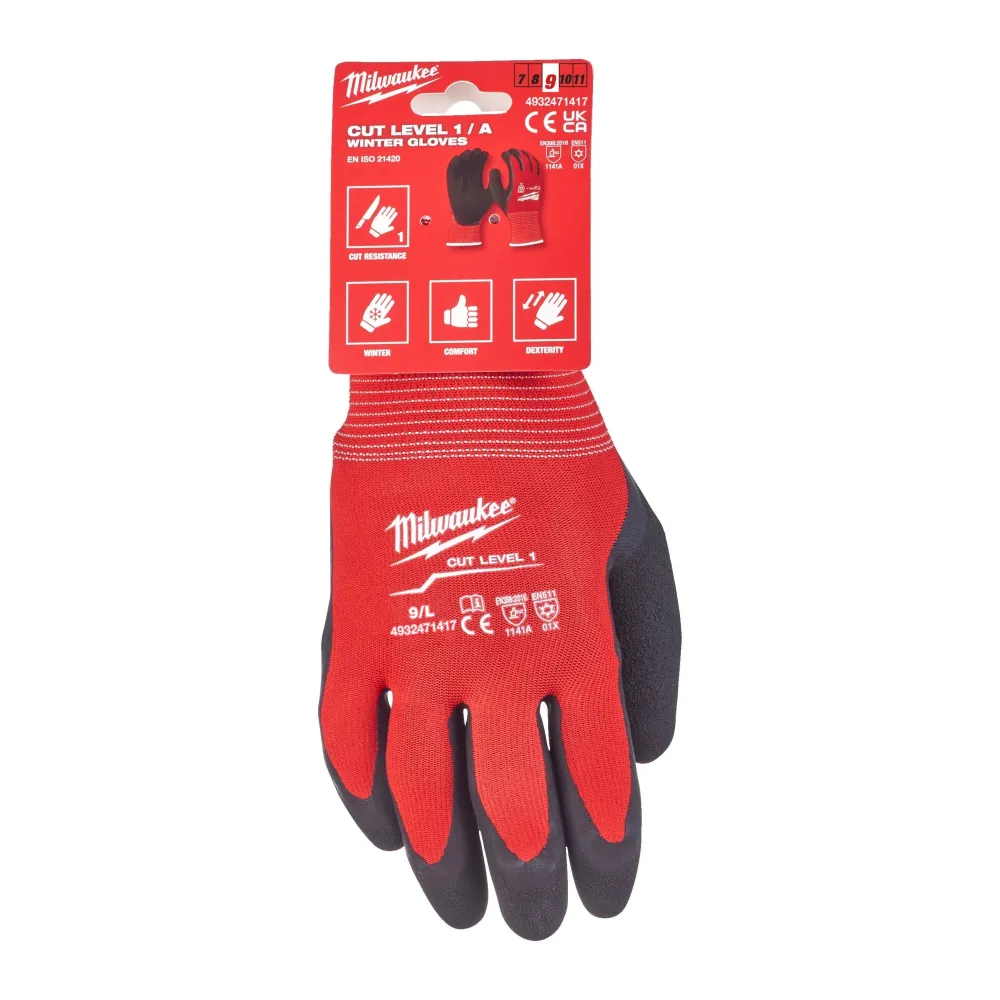 Gants anti-coupure Milwaukee classe - 8/M - 1 paire Facile à installer