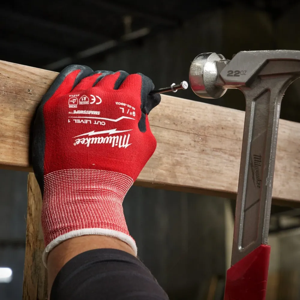 Gants anti-coupure Milwaukee classe - 8/M - 1 paire Kit de fixation inclus