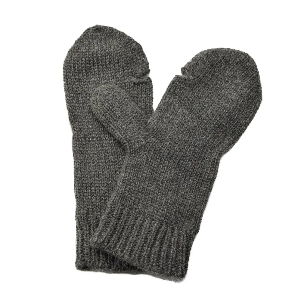 Gants en laine grise véritable de l'armée suisse, mitaines respirantes et chaudes pour la neige et le hivernal