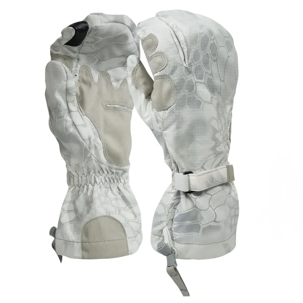 Mitaines d'origine de l'armée américaine, gants d'hiver chauds à camouflage blanc, prêts pour écran tactile, NEUF Coffre r...