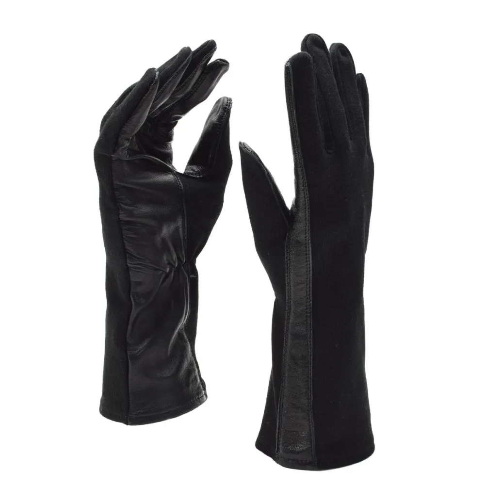 Étui de selle Gants en cuir de pilote militaire néerlandais d'origine, chauffants, résistants à la chaleur, en aramide, NEUF