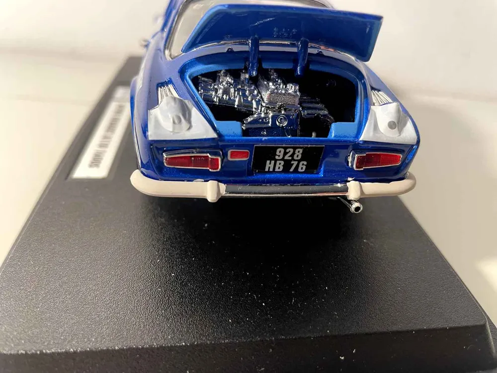Renault Alpine A110 1600S bleue numéro 1 - rallye de Monté-Carlo de 1972 (ECHELLE 1/24ème) - BURAGO