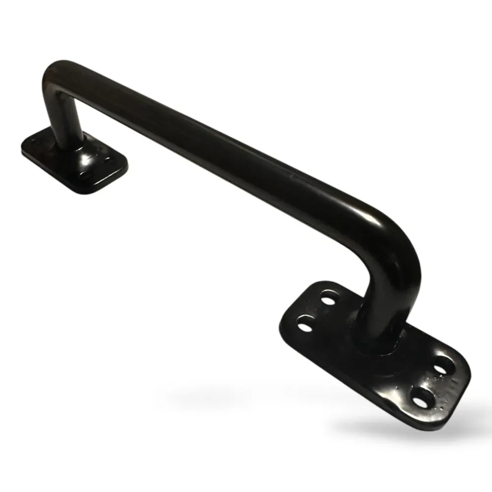 Poignée de porte metalique extérieur 180mm Noir