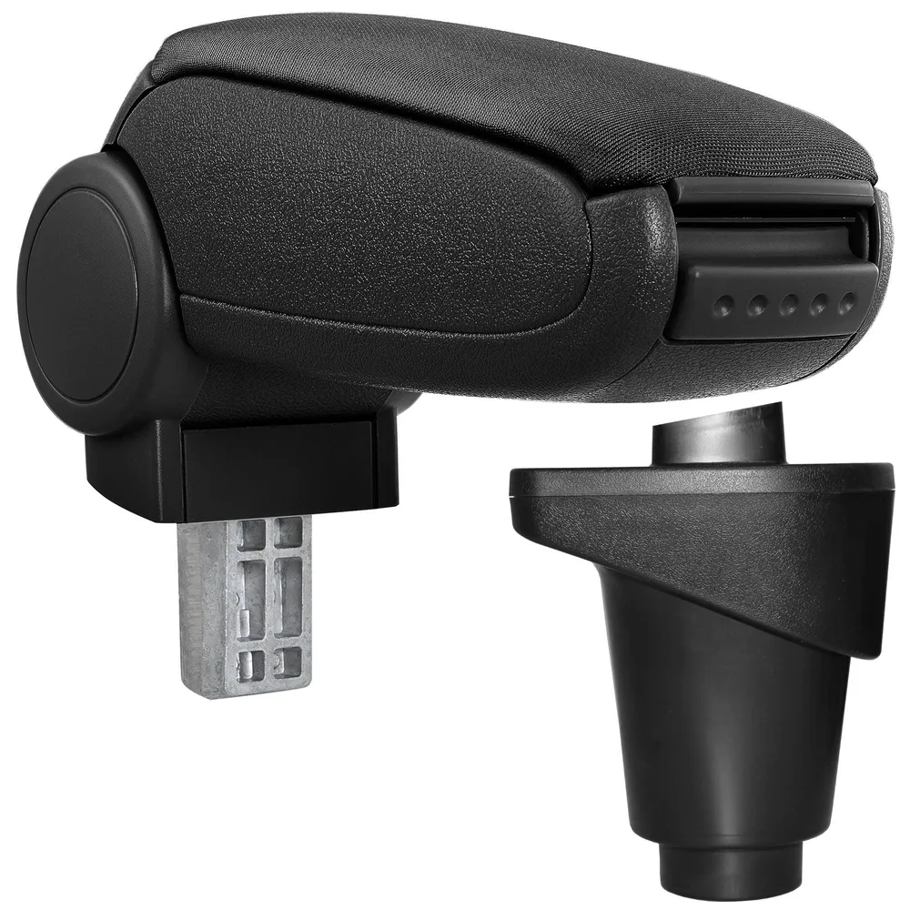 Accoudoir central pour Fiat 500L avec compartiment rembourré textile noir 03_0000440
