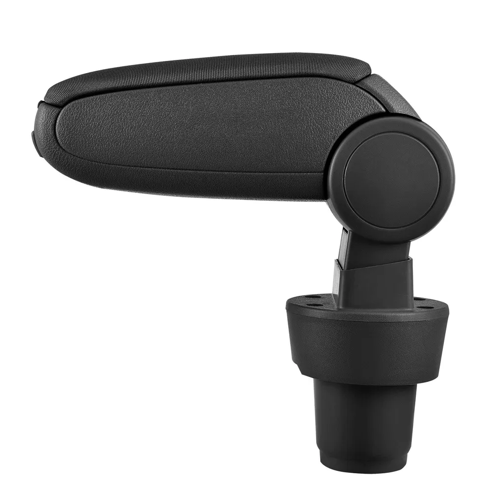 Accoudoir central pour Seat Mii avec compartiment rembourré textile noir 03_0000680