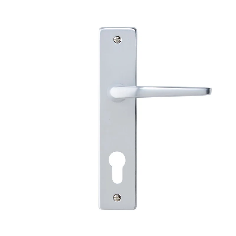 Ensemble poignées de porte cylindre 165 Colours Colan acier chromé