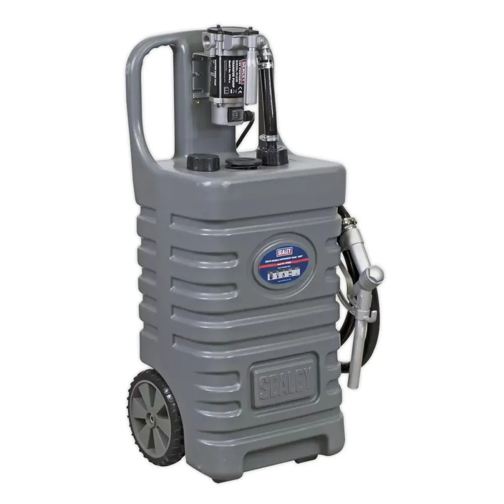 Sealey DT55GCOMBO1 Mobile Dispensing Tank 55ltr Diesel Pump - Grey