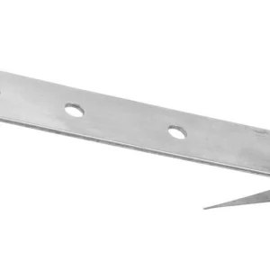 Grattoir spécial ProGlass en acier inoxydable longueur 30 mm pour billes adhésives à prise profonde 1 pièce ZKS-150 obteni...