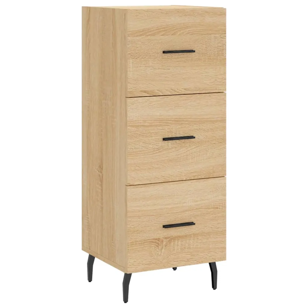 Buffet bahut commode armoire meuble de rangement organisateur cuisine salle de séjour salon haut sonoma 34,5 x 34 x 180 cm...