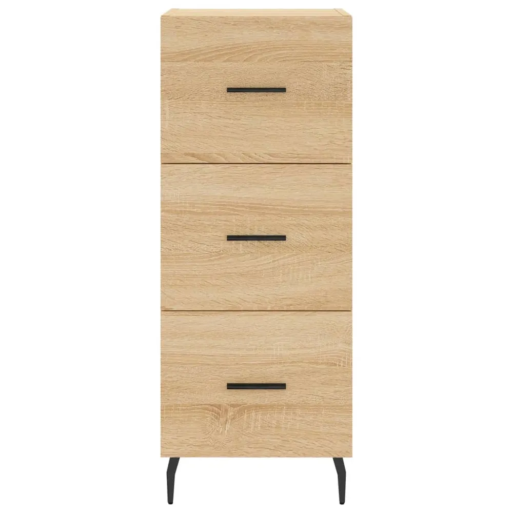 Buffet bahut commode armoire meuble de rangement organisateur cuisine salle de séjour salon haut sonoma 34,5 x 34 x 180 cm...