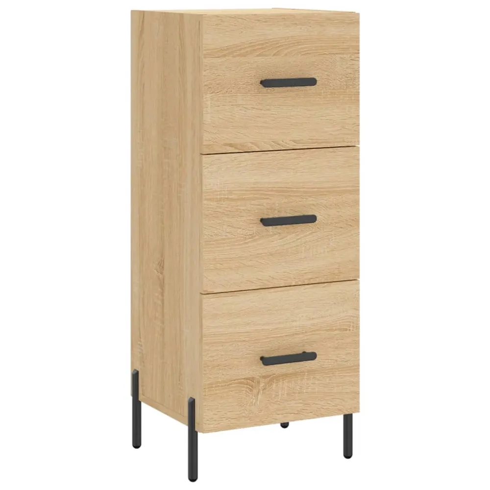 Buffet bahut commode armoire meuble de rangement organisateur cuisine salle de séjour salon haut sonoma 34,5 x 34 x 180 cm...