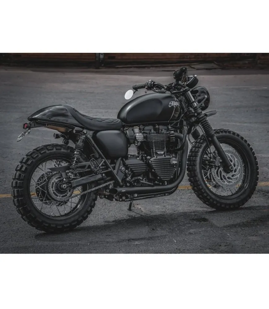 Couvre-selle imperméable Motorradsitz FASTBACK Cafe Racer - Schwarz