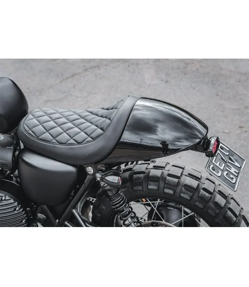 Couvre-selle imperméable Motorradsitz FASTBACK Cafe Racer - Schwarz