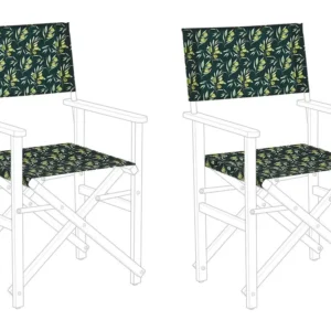 Couvre-selle imperméable Vervangende hoezen voor tuinstoelen set van 2 olijvenmotief CINE