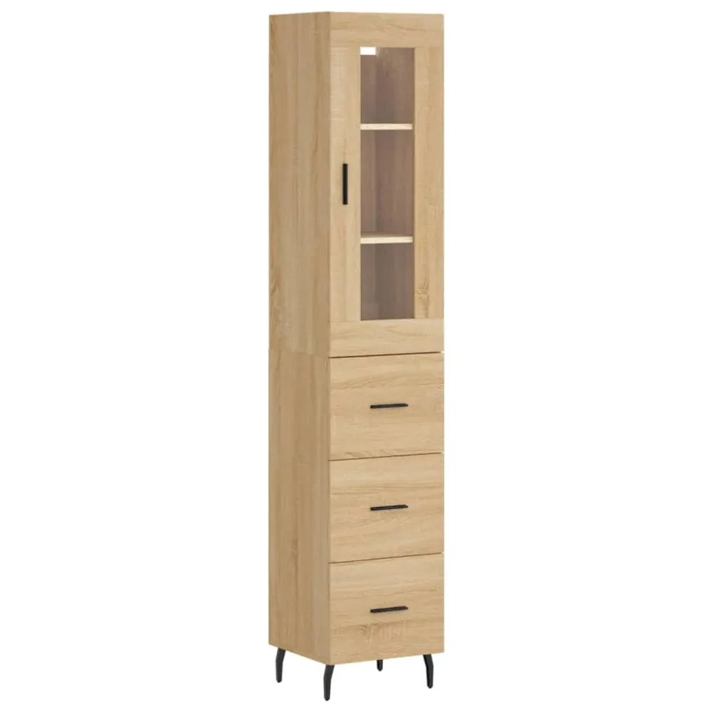 Haute Performance Buffet bahut commode armoire meuble de rangement organisateur cuisine salle de séjour salon haut sonoma...