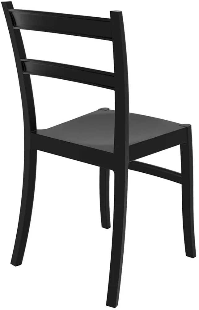 Housse de protection quad Chaise design basique pour intérieur ou extérieur en plastique noir 10_0005511