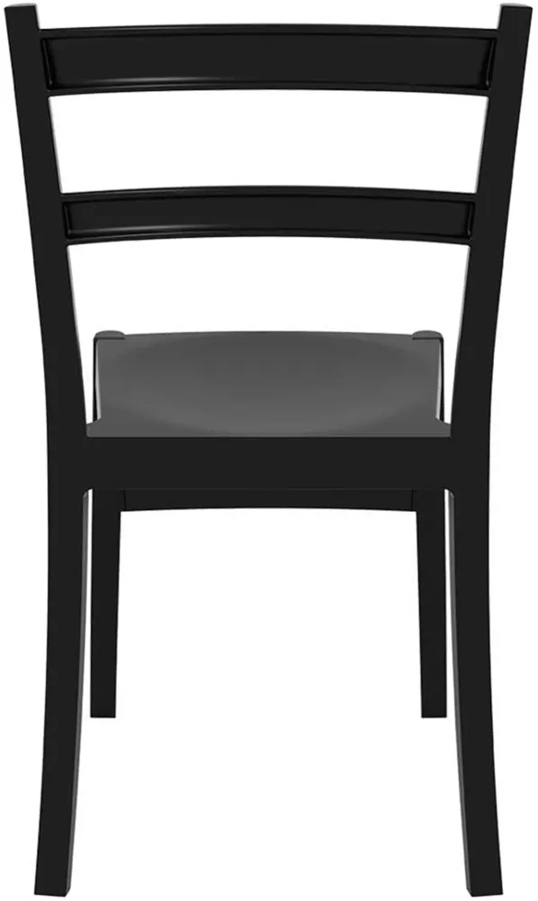 Housse de protection quad Chaise design basique pour intérieur ou extérieur en plastique noir 10_0005511
