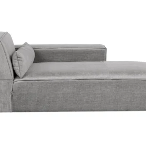 Left Hand Fabric Chaise Lounge Grey HELLNAR par SW-MOTECH