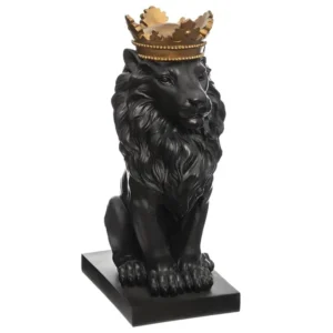 Lion assis en résine 37cm - Feeric Christmas pour toutes saisons