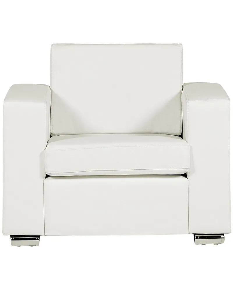Support smartphone Armchair HELSINKI Cuir grainé White
