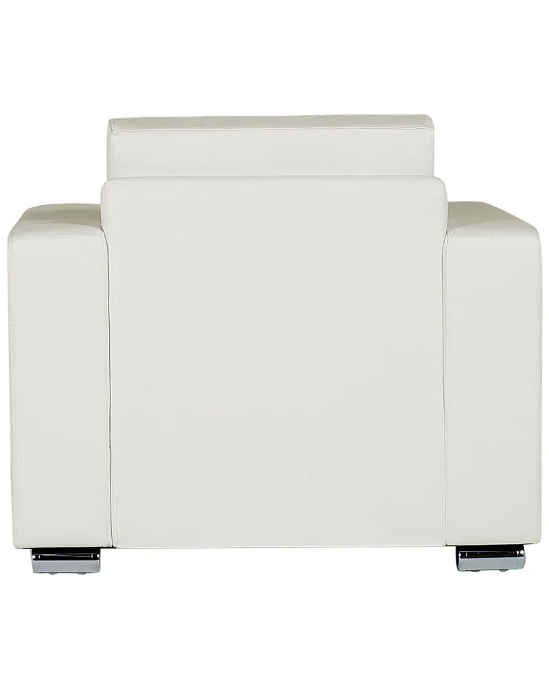 Support smartphone Armchair HELSINKI Cuir grainé White