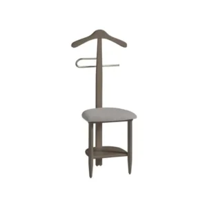 Support smartphone Valet de nuit - H105cm x L45cm x P41cm - hêtre massif moka - Sedie