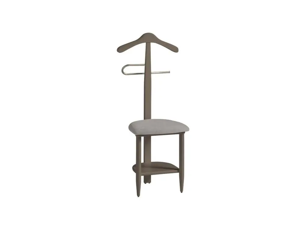 Support smartphone Valet de nuit - H105cm x L45cm x P41cm - hêtre massif moka - Sedie